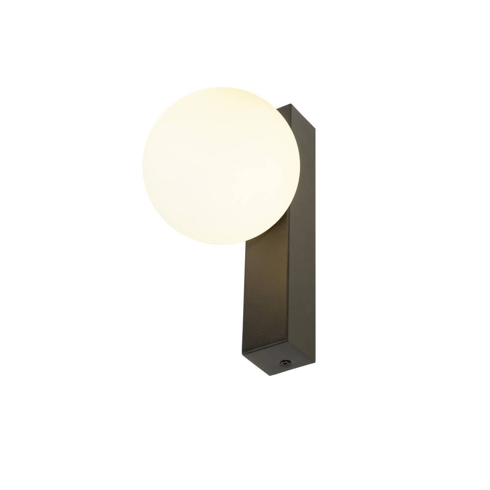 SLV Wandlamp Sun bol zwart 1008123