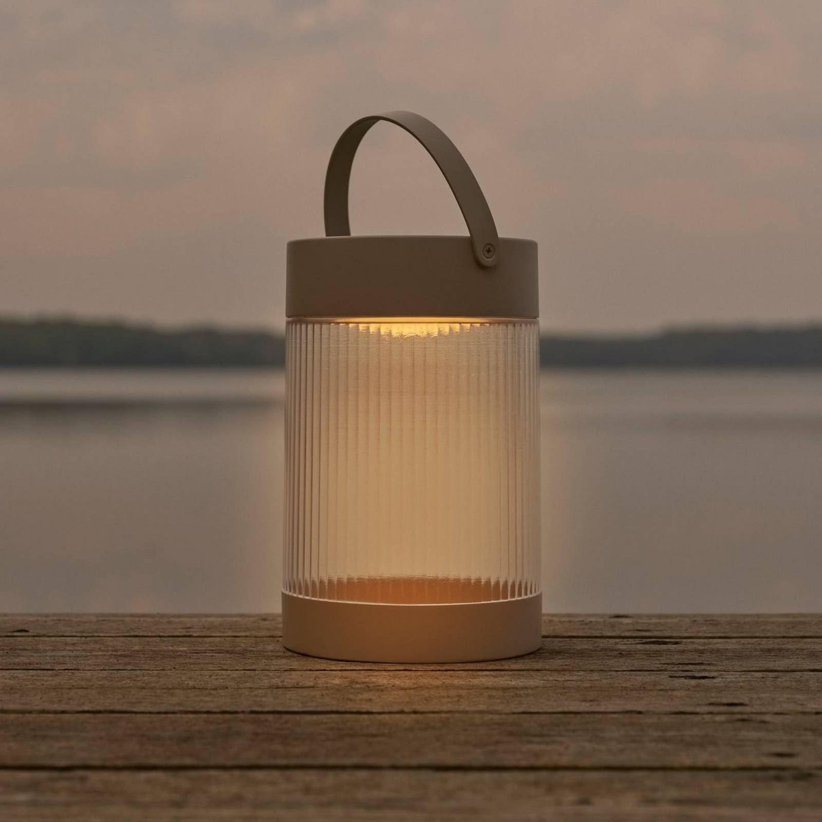 Nordlux Tafellampje Coupar zand bruin solar 2518215009