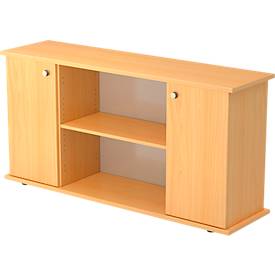 Sideboard ULM, H 840 x B 1661 x D 448 mm, beukenpatroon