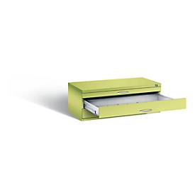 C und P Tekeningkast van staal, voor formaten tot A1, 3 schuifladen