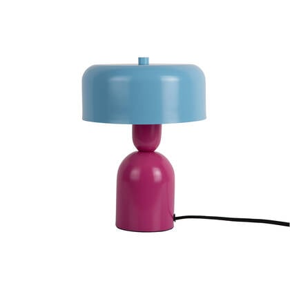 Leitmotiv  Tafellamp Double Funky - Bright pink & soft blue