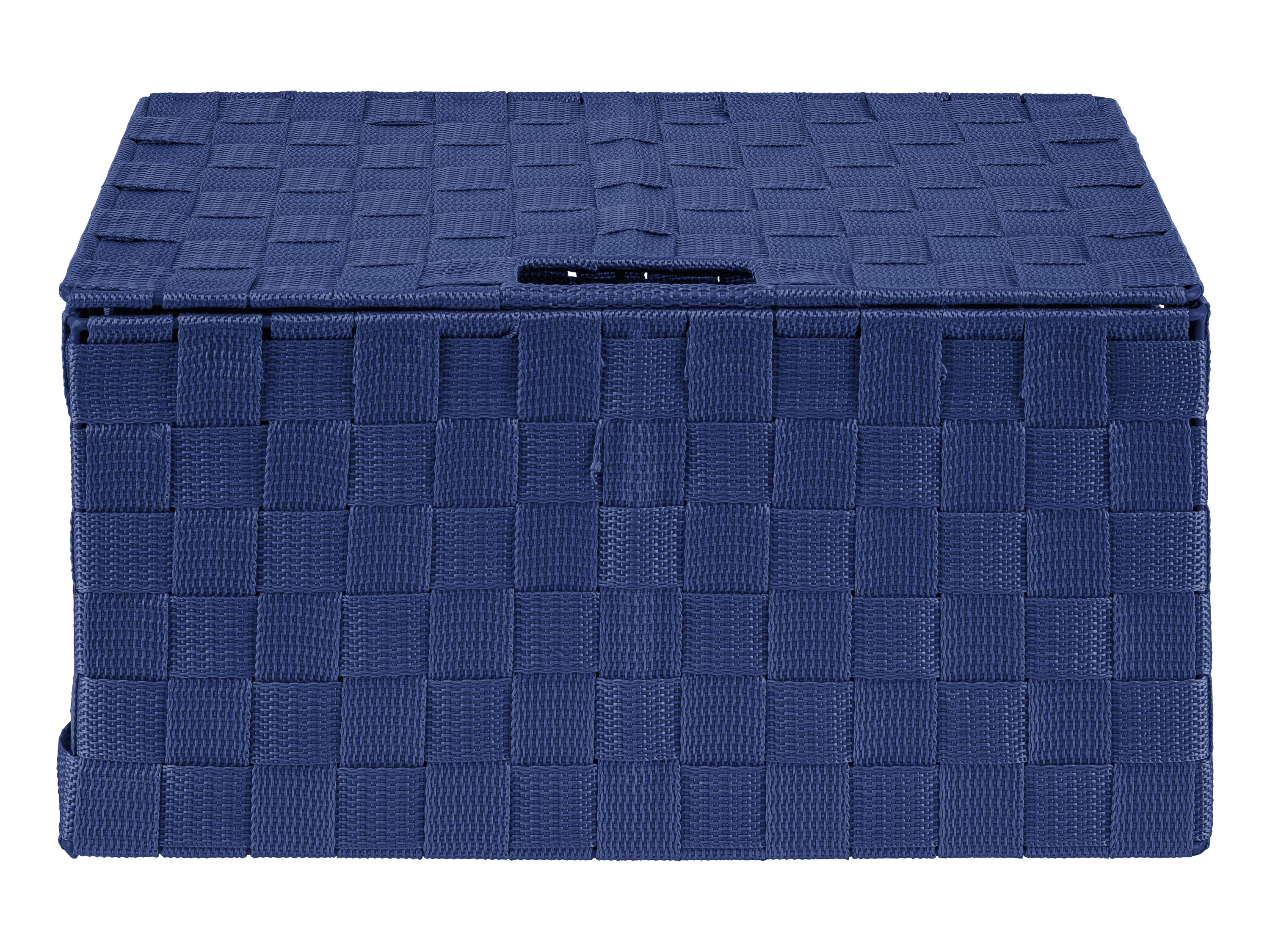 Livarno home Hangorganizer of opbergmanden (Mand met deksel, Donkerblauw)
