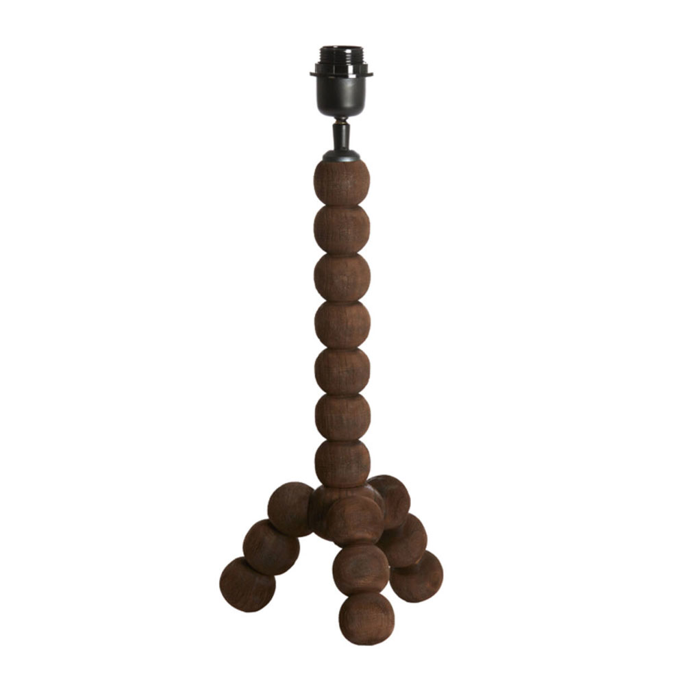 Light & Living Lampvoet Veglio hout mat donkerbruin M