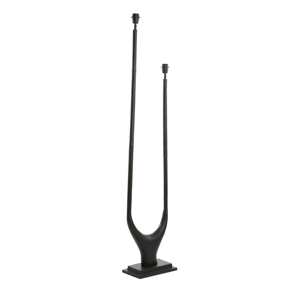 Light & Living Vloerlamp Gavi mat zwart 2L