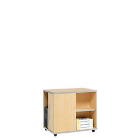 Schäfer Shop Select Schäfer Shop  Select Aanbouwladeblok Moxxo IQ, pc-towervak, 1 deur, 2 zijdelingse vakken, B 551 x D 800 x H 720 mm, esdoornpatroon