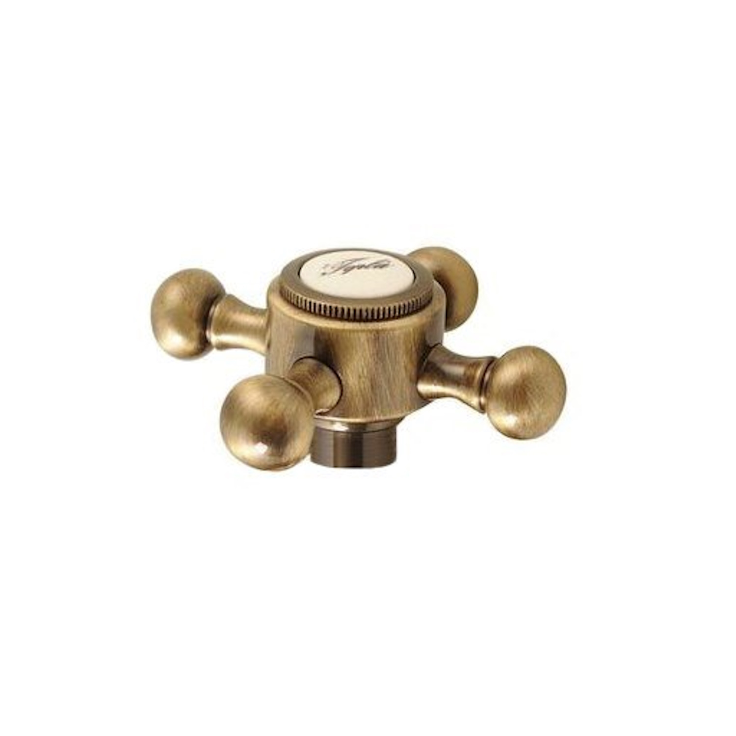Sapho Kruisgreep Handel  Antea 7x7 cm Brons