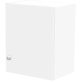 Schäfer Shop Genius Opzetkast TETRIS WALL, 2 ordnerhoogten, deuraanslag rechts, B 600 x D 440 x H 740 mm, wit