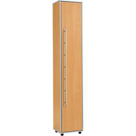 Schäfer Shop Select Moxxo IQ archiefkast, hout, 5 legborden, 6 OH, B 401 x D 362 x H 2166 mm, beuken afwerking
