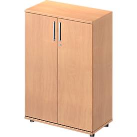 Schäfer Shop Pure Schäfer Shop  Pure Vleugeldeurkast Proplana, 3 ordnerhoogten, breedte 800 mm, afsluitbaar, beukenpatroon