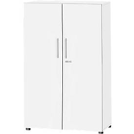 Schäfer Shop Select Schäfer Shop  Select Kast Start Off, 4 ordnerhoogten, afsluitbaar, B 800 x D 420 x H 1470 mm, hout, wit/wit