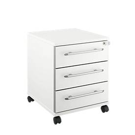 Schäfer Shop Select Schäfer Shop  Select Verrijdbaar ladeblok Moxxo IQ 333, 3 schuifladen, B 410 x D 495 x H 510 mm, afsluitbaar, wit