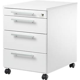 Schäfer Shop Select Schäfer Shop  Select Verrijdbaar ladeblok SET UP, afsluitbaar, B 432 x D 580 x H 595 mm, wit/wit