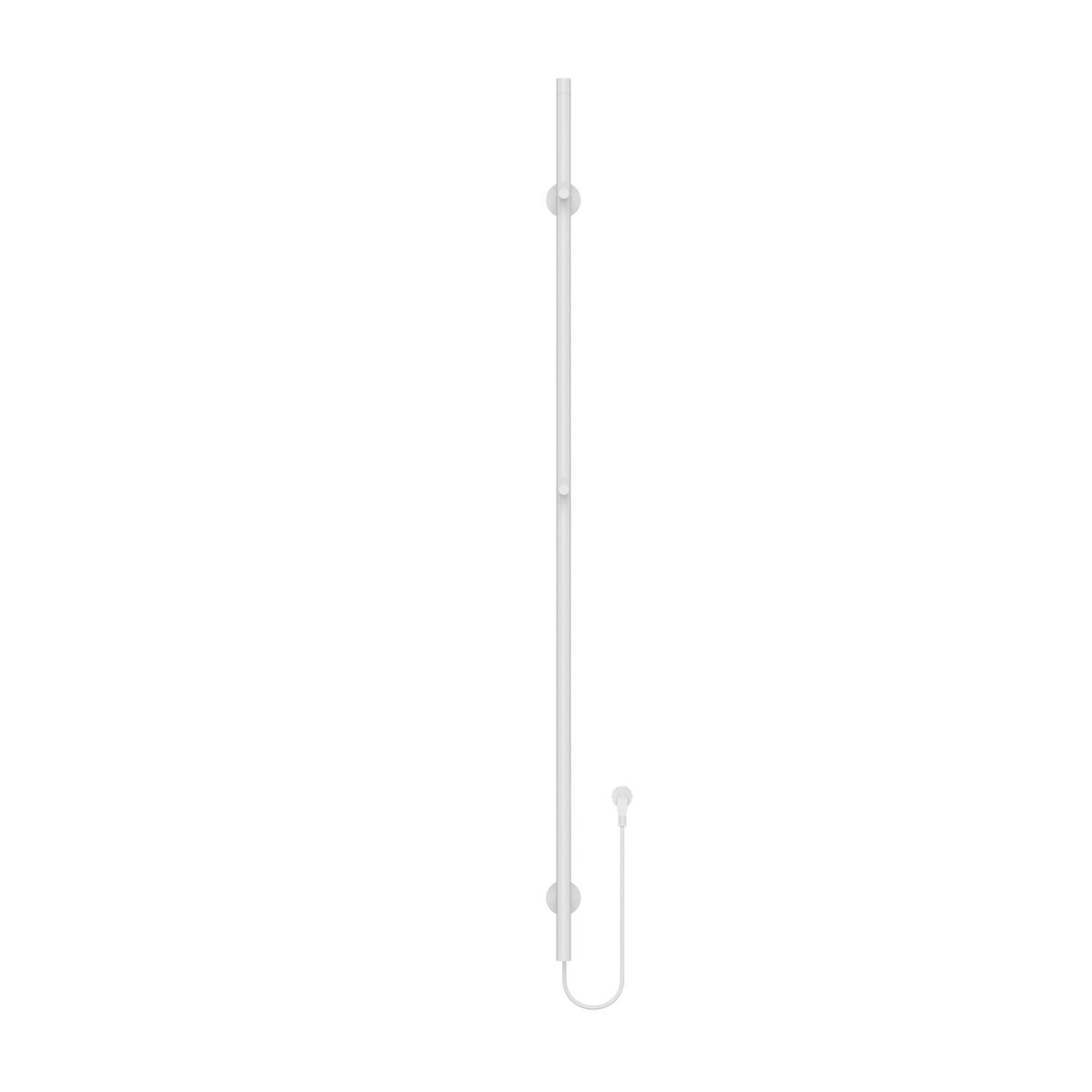 Boss & Wessing Elektrische Staafhanddoekradiator BWS Roku 60 Watt 150 cm Glanzend Wit