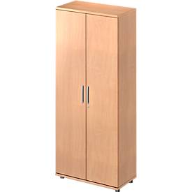 Schäfer Shop Pure Schäfer Shop  Pure Vleugeldeurkast Proplana, 5 ordnerhoogten, breedte 800 mm, afsluitbaar, beukenpatroon