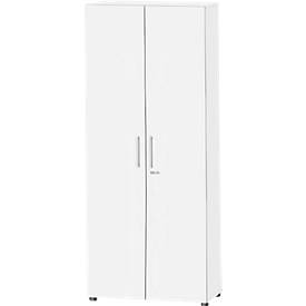 Schäfer Shop Select Schäfer Shop  Select Kast Start Off, 6 ordnerhoogten, afsluitbaar, B 800 x D 420 x H 2196 mm, hout, wit/wit