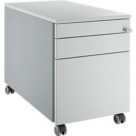 Schäfer Shop Select Schäfer Shop  Select Verrijdbaar ladeblok 126, met greepuitsparing blank aluminium/lichtgrijs/lichtgrijs