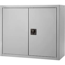 Schäfer Shop Select opzetkast, afsluitbaar, hoogte 800 mm, breedte 950 mm, aluminium zilver
