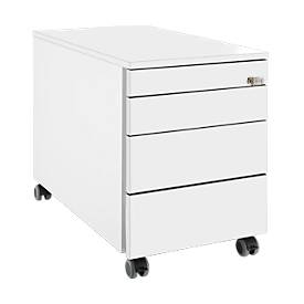Schäfer Shop Genius Schäfer Shop  Genius Verrijdbaar ladeblok 1233 SINCERO LINE, B 435 mm x D 765 mm x H 577 mm wit/wit