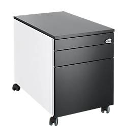 Schäfer Shop Genius Schäfer Shop  Genius Verrijdbaar ladeblok 126 SINCERO LINE, B 435 mm x D 765 mm x H 577 mm wit/grafiet/grafiet