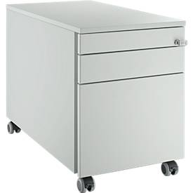 Schäfer Shop Genius Schäfer Shop  Genius Verrijdbaar ladeblok 126, met greepuitsparing B 435 x H 577 mm, lichtgrijs/lichtgrijs/lichtgrijs