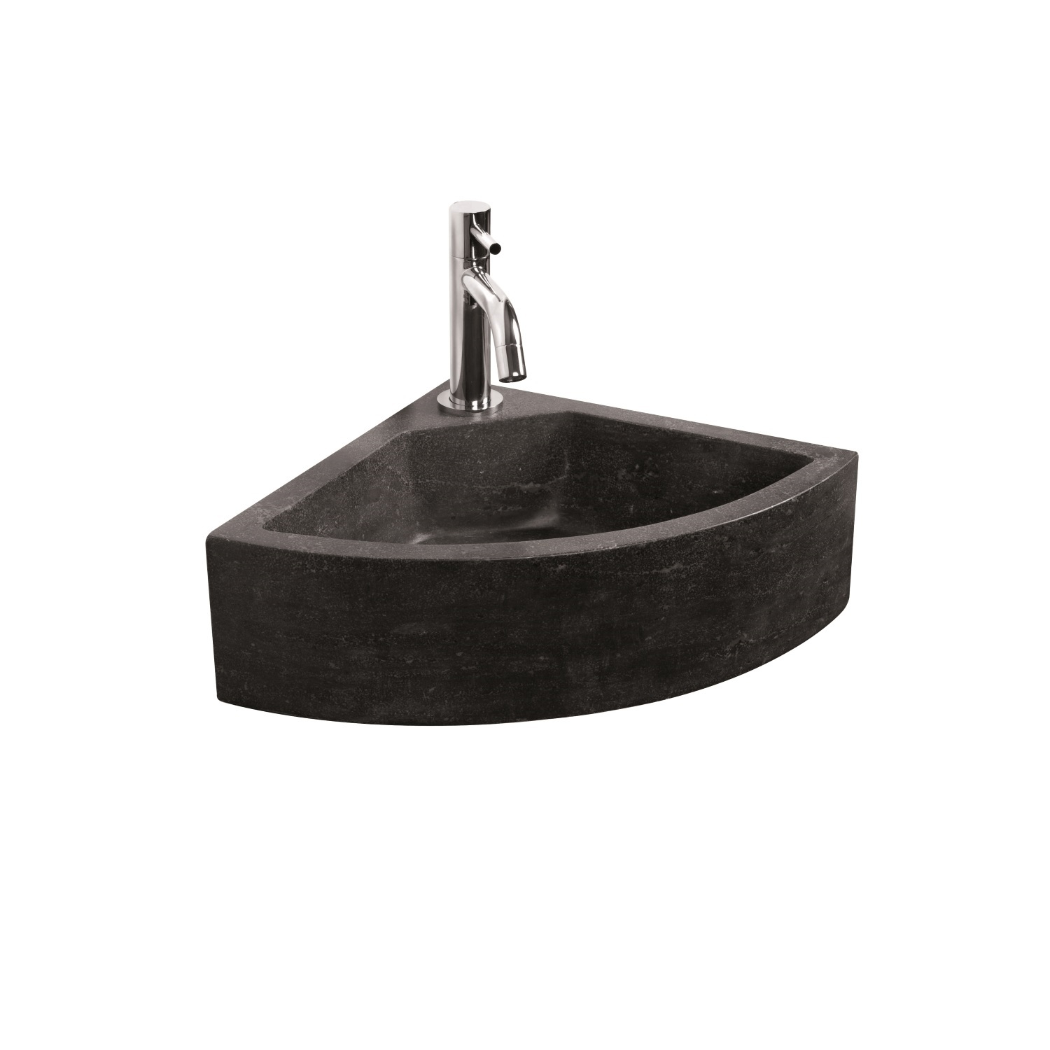 Haceka Hoek Fonteinset Natuursteen Taro 30x30x11 cm (kraangat midden)
