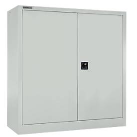 Schäfer Shop Select Vleugeldeurkast MS iCONOMY, staal, 3 ordnerhoogten, B 950 x D 400 x H 1215 mm, lichtgrijs RAL 7035