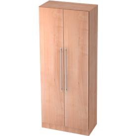 Archiefkast 5 ordnerhoogten, B 800 x D 420 x H 2004 mm, notenhoutpatroon