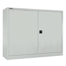 Schäfer Shop Select Vleugeldeurkast MS iCONOMY, staal, 3 ordnerhoogten, B 1200 x D 400 x H 1215 mm, lichtgrijs RAL 7035