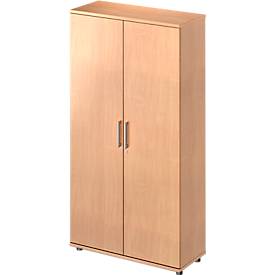 Schäfer Shop Genius TETRIS WOOD draaideurkast, 5 OH, hoogte incl. glijders, B 1000 mm, decor beuken