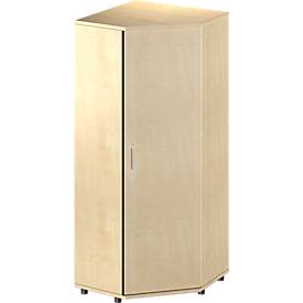 Schäfer Shop Genius Schäfer Shop  Genius Hoekkast TETRIS WOOD, 5 ordnerhoogten, B 800 x H 1910 mm, hoogte incl. glijders, esdoornpatroon