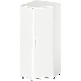 Schäfer Shop Genius Schäfer Shop  Genius Hoekkast TETRIS WOOD, 5 ordnerhoogten, B 800 x H 1910 mm, hoogte incl. glijders, wit