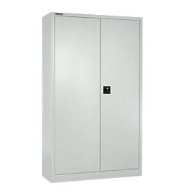 Schäfer Shop Select Vleugeldeurkast MS iCONOMY, staal, 5 ordnerhoogten, B 950 x D 400 x H 1935 mm, lichtgrijs RAL 7035