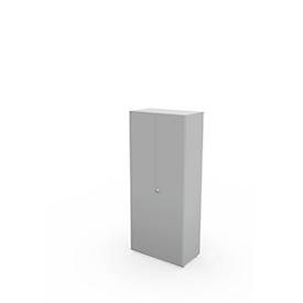 Schäfer Shop Genius Vleugeldeurkast TETRIS WALL, 5 ordnerhoogten, deuraanslag rechts, B 800 x D 440 x H 1880 mm, lichtgrijs