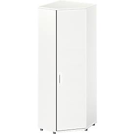 Schäfer Shop Genius Schäfer Shop  Genius Hoekkast TETRIS WOOD, 6 ordnerhoogten, B 800 x H 2270 mm, hoogte incl. glijders, wit