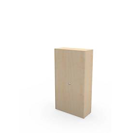 Schäfer Shop Genius Vleugeldeurkast TETRIS WALL, 5 ordnerhoogten, deuraanslag rechts, B 1000 x D 440 x H 1880 mm, esdoornpatroon