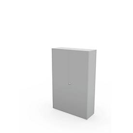 Schäfer Shop Genius Vleugeldeurkast TETRIS WALL, 5 ordnerhoogten, deuraanslag rechts, B 1200 x D 440 x H 1880 mm, lichtgrijs