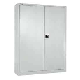 Schäfer Shop Select Vleugeldeurkast MS iCONOMY, staal, 5 ordnerhoogten, B 1200 x D 400 x H 1935 mm, lichtgrijs RAL 7035
