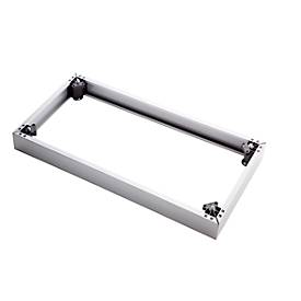 Stalen sokkel TOPAS LINE, voor archiefrekken en kasten Topas Line, B 800 mm