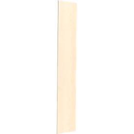 Schäfer Shop Genius Zijwand TETRIS SOLID, voor metalen romp, H 2239 mm, voor 6 OH-kasten, 19 mm dik, esdoornpatroon