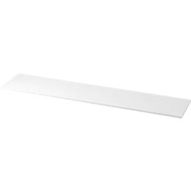 Afdekplaat TOPAS LINE, voor archiefrekken en kasten,  B 2005 mm, wit