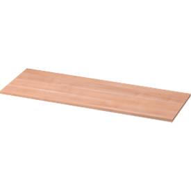 Afdekplaat TOPAS LINE, voor archiefrekken en kasten,  B 1205 mm, notenhoutpatroon
