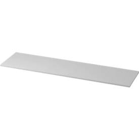 Afdekplaat TOPAS LINE, voor archiefrekken en kasten,  B 1605 mm, lichtgrijs