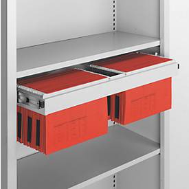 Schäfer Shop Select Telescopisch hangend frame, 1200 mm breed, lichtgrijs