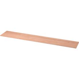 Afdekplaat TOPAS LINE, voor archiefrekken en kasten,  B 2405 mm,  notenhoutpatroon
