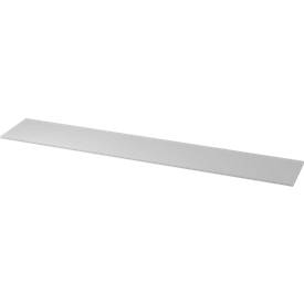 Afdekplaat TOPAS LINE, voor archiefrekken en kasten,  B 2405 mm, lichtgrijs