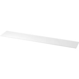 Afdekplaat TOPAS LINE, voor archiefrekken en kasten,  B 2405 mm, wit