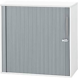 Schäfer Shop Select Schäfer Shop  Select Roldeurkast Start Off, 2 ordnerhoogten, afsluitbaar, B 800 x D 420 x H 744 mm, hout, wit