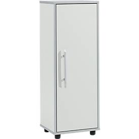 Schäfer Shop Select Moxxo IQ archiefkast, hout, 2 legborden, 3 OH, B 401 x D 362 x H 1115 mm, lichtgrijs