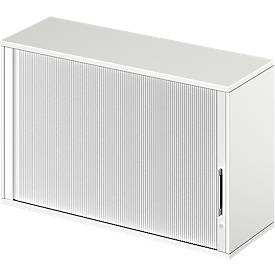 Schäfer Shop Genius Opzet-roldeurkast TETRIS WOOD, 2 ordnerhoogten, B 1200, wit