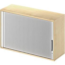 Schäfer Shop Genius Opzet-roldeurkast TETRIS WOOD, 2 ordnerhoogten, B 1200, esdoornpatroon